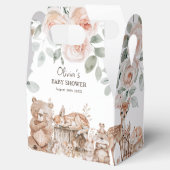Boho Woodland Animals赤ちゃん男女兼用シャワー フェイバーボックス (オープン)
