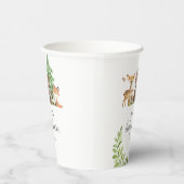 Boho Woodland Animals赤ちゃん素朴シャワー 紙コップ (右)