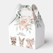 Boho Woodland Animals & Baby Shower フェイバーボックス (裏面サイド)