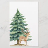 Boho Woodland Animals Baby Shower Book絵文字ゲーム チラシ (裏面)