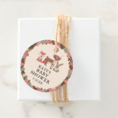 Boho Woodland Animals Forest Baby Shower フェイバータグ (インサイチュ)