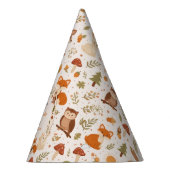 Boho Woodland Baby Shower | Rustic Forest Animals パーティーハット (右)