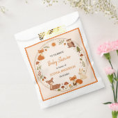 Boho Woodland Baby Shower | Rustic Forest Animals フェイバーバッグ (封をした状態)