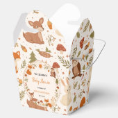 Boho Woodland Baby Shower | Rustic Forest Animals フェイバーボックス (オープン)