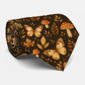 Boho Woodland Forest Mushrooms |  Fall Colors ネクタイ (ロール)