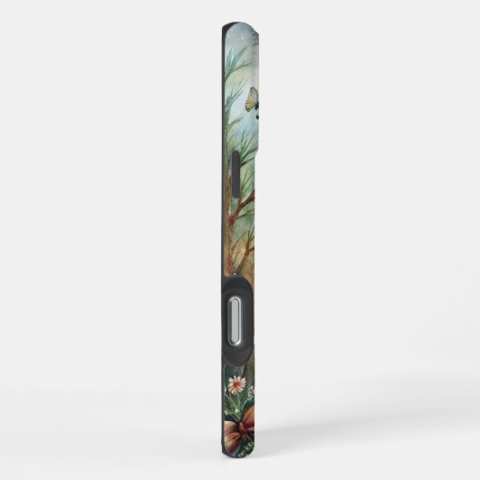 Boho Woodland Owl iPhoneケース (右側面)