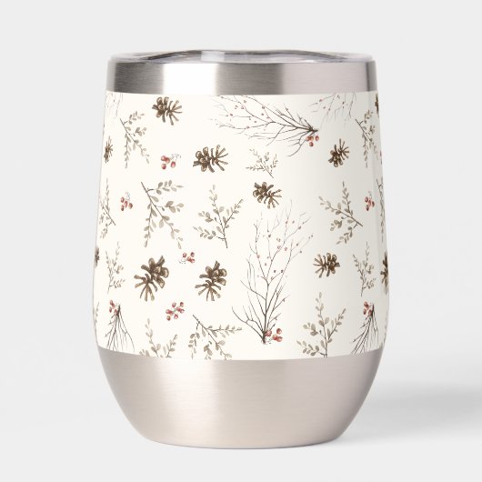 Boho Woodland Winterberry Pattern (背面)