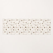 Boho Woodland Winterberry Pattern ヨガマット (正面(横))