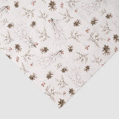 Boho Woodland Winterberry Pattern 薄葉紙 (詳細)
