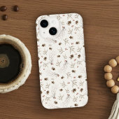 Boho Woodland Winterberry Pattern Case-Mate iPhoneケース