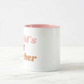 Boho Worldの最高の先生評価マググ マグカップ (中央)