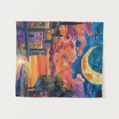 Boho Woven Wall Tapestry for Cozy Home Decor タペストリー (正面(横))
