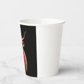 Boho Xmas Christmas Highland Cow T-Shirt 紙コップ (左)