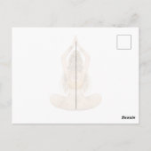 Boho Yoga Aquarell Design – Trust the Journey ポストカード (裏面)