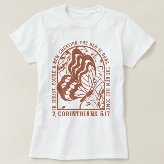 Boho Youは新しいクリスチャン祈りの言葉 Tシャツ (デザイン正面)