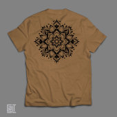 Boho Zen Mandala Intricate Floral Sacred Geometry  トライブレンドＴシャツ