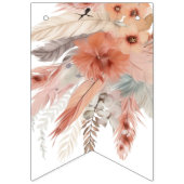 bohoPampas草ベビーシャワー バンティングフラッグ (第1の旗)