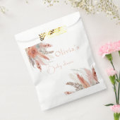 bohoPampas草ベビーシャワー フェイバーバッグ (封をした状態)