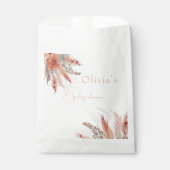 bohoPampas草ベビーシャワー フェイバーバッグ (正面)