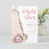 Boho'sドレ結婚スのブライダルシャワー招待 招待状 (スタンド正面)