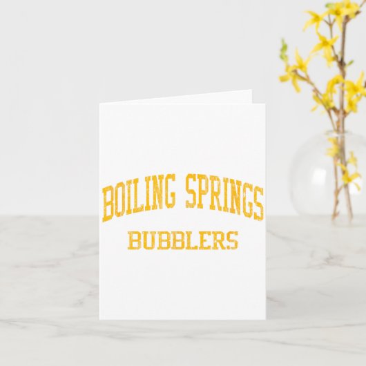 Boiling Springs High School Hs Boiling Springs Pa  カード (黄色い花)