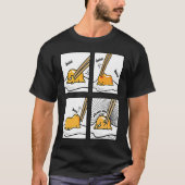 Boink Egg Yolk Please Stop Cute Lazy Sleepy Egg Fo Tシャツ (正面)