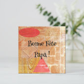 Bois - formes géométriques - Fête des pères カード (スタンド正面)