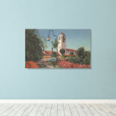 Boise, ID – ユニオン太平洋の表示 キャンバスプリント (インサイチュ (ウッドフロア))