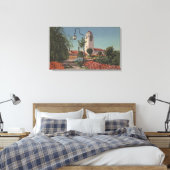 Boise, ID – ユニオン太平洋の表示 キャンバスプリント (インサイチュ (寝室))