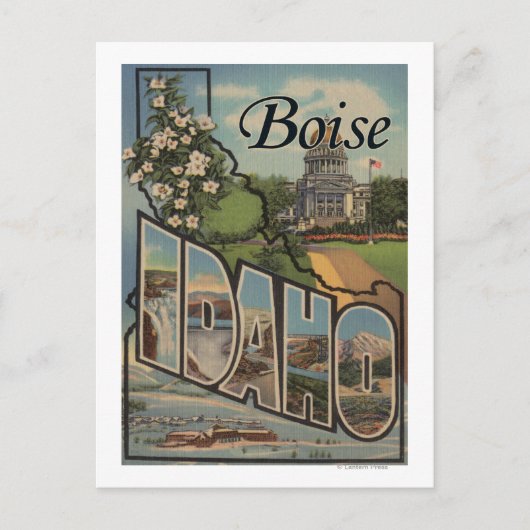 Boise, IdahoLarge Letter ScenesBoise, ID ポストカード (正面)