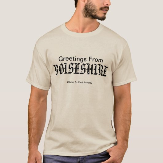 Boiseshireは歓迎します Tシャツ (正面)