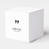 Boite à dragées Apostrophe フェイバーボックス (正面サイド)