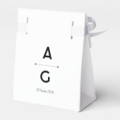 Boite à dragées "Lettrus" フェイバーボックス (裏面サイド)