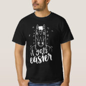 "Bojack Horseman It Gets Easier" Tシャツ (正面)