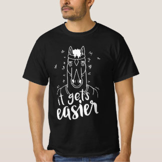 "Bojack Horseman It Gets Easier" Tシャツ