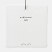 Bojo Bright Square Ornament セラミックオーナメント (裏面)