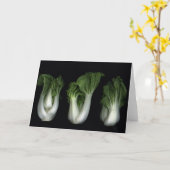Bok Choy カード (黄色い花)