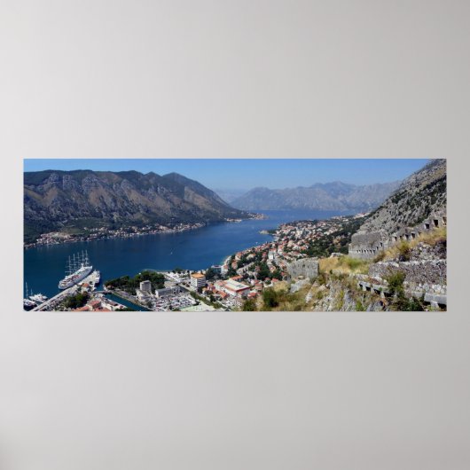 Boka kotorska Montenegro Crna Gora ポスター (正面)