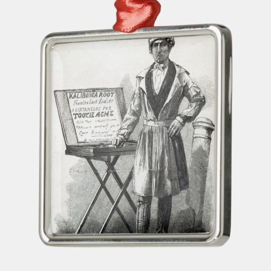 Bokankyの通りの漢方医博士 メタルオーナメント (左)