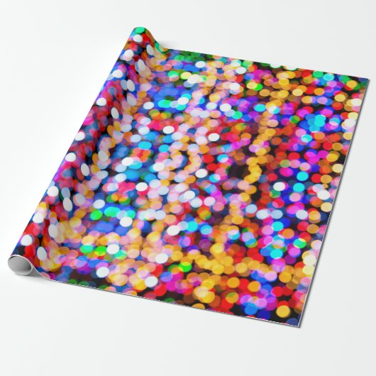 Bokeh abstract background blur ラッピングペーパー (アンロールド)