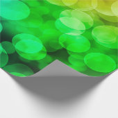 Bokeh colorful rainbow background ラッピングペーパー (角)