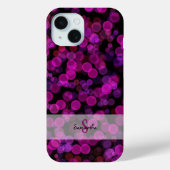 Bokeh Lights in Purple and Pink Case-Mate iPhoneケース (裏面)