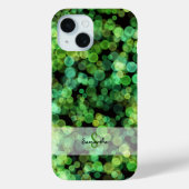Bokeh Lights in Shades of Green Case-Mate iPhoneケース (裏面)