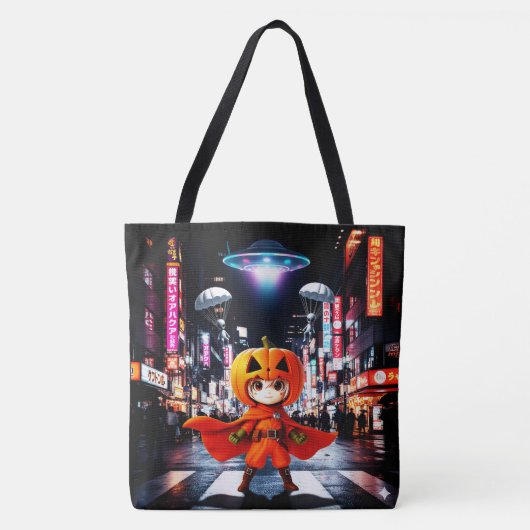Bokuchander UFO Tote bag (L)（ボクチャンダー UFOｄトートバッグ（L) トートバッグ (正面)