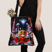 Bokuchander UFO Tote bag (L)（ボクチャンダー UFOｄトートバッグ（L) トートバッグ (クローズアップ)