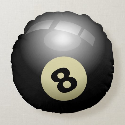 bola de billar negra. ラウンドクッション (正面)