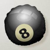 bola de billar negra. ラウンドクッション (裏面)