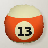 Bola de billar número 13 ラウンドクッション (正面)