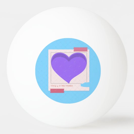 Bola de Ping Pong da minha primeira música  卓球ボール (正面)