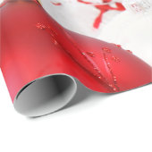 bolas rojas sobre nieve ラッピングペーパー (ロールコーナー)